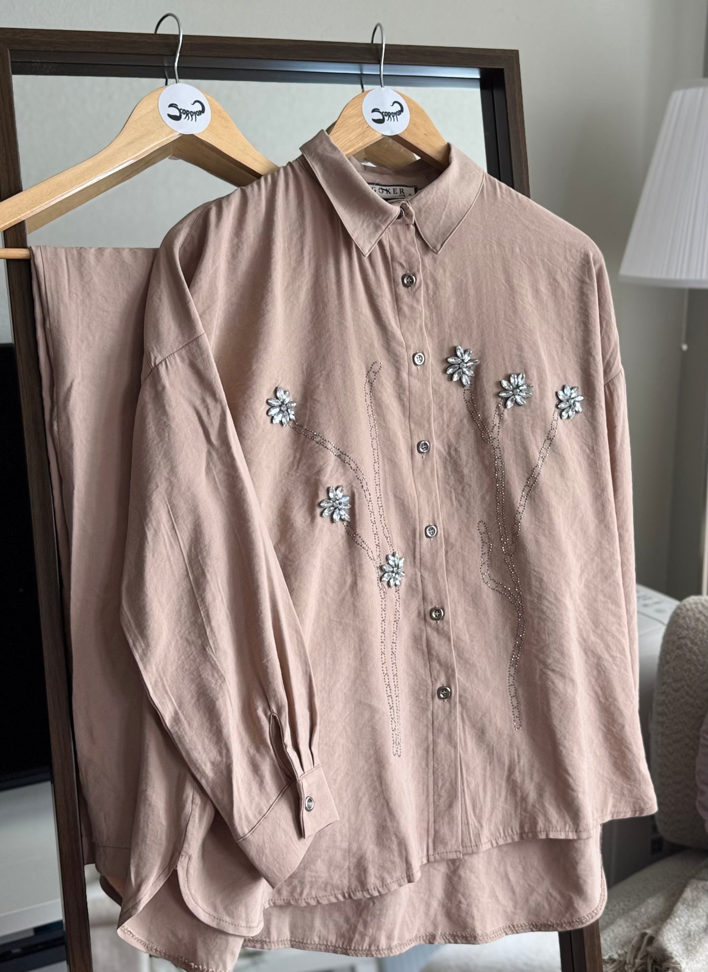 Embellished Nude Blush Elegance Set
