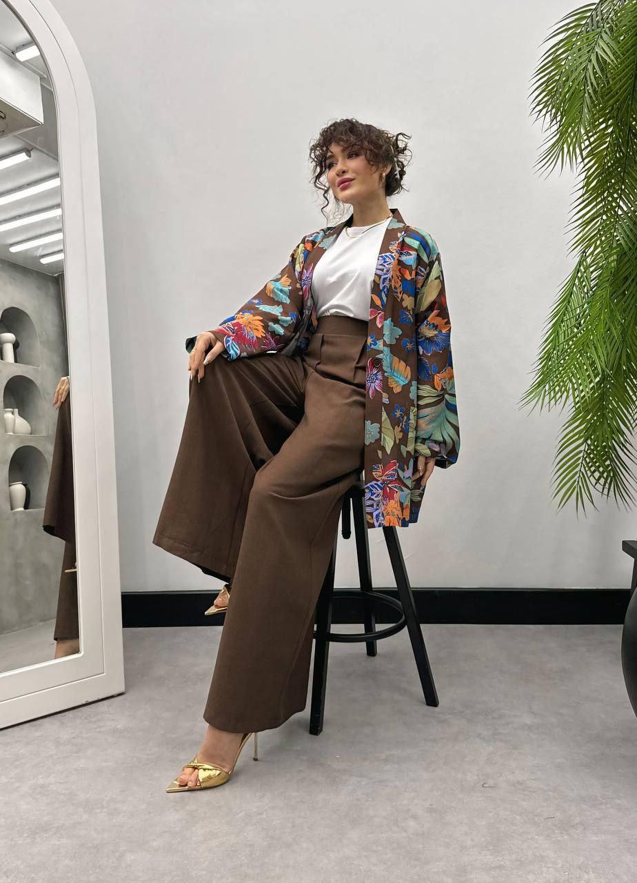 Floral Kimono Suit