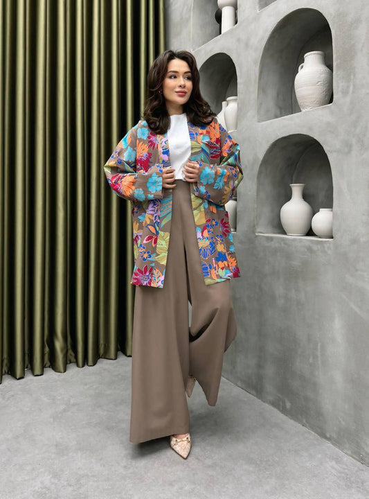 Floral Kimono Suit